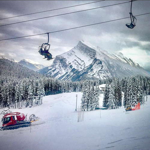 Beginner runs Banff and Lake Louise