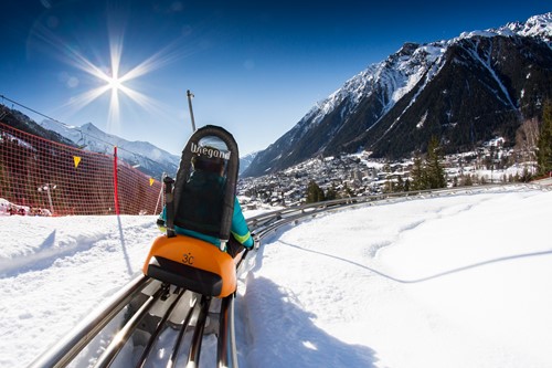 snow rollercoaster les planards