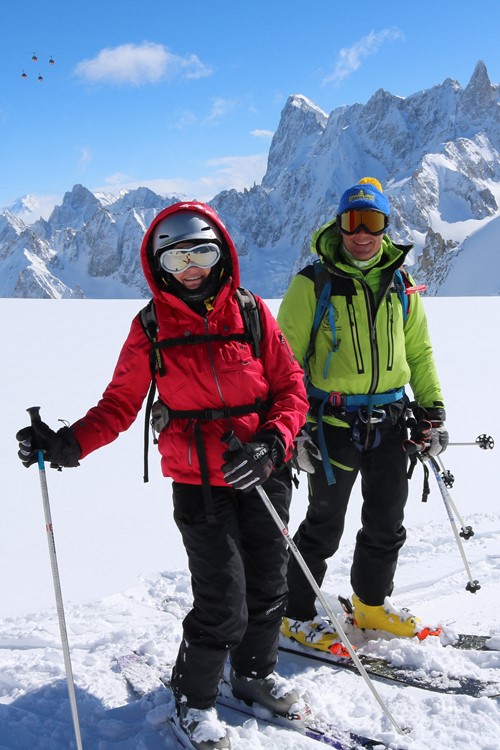 Chamonix off piste ski courses, off-piste skiing