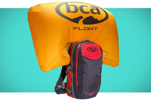 Off piste skiing backpack