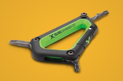 Carabiner, ski tool