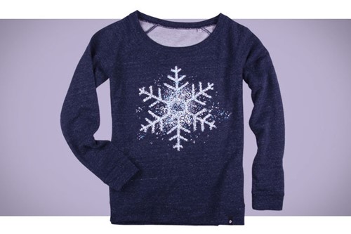 snow flake ski jumper