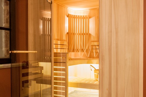 Sauna in the chalet des cascades, les arcs