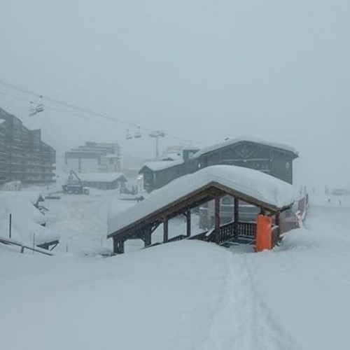 Where is the snow in val thorens