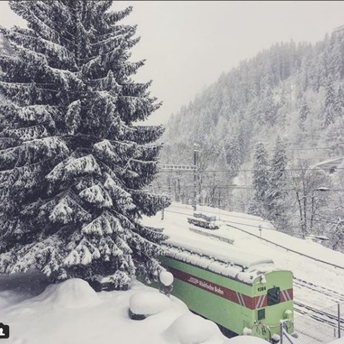 Where is the snow in Klosters