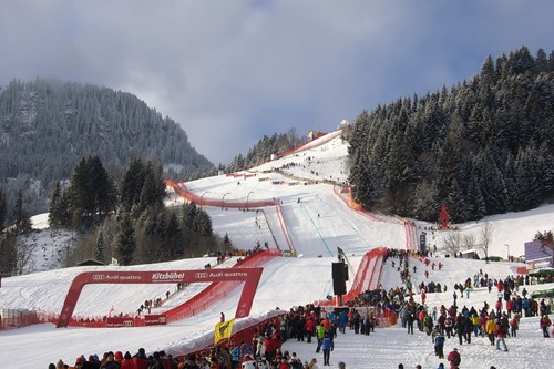 hahnenkamm race in kitzbuhel 2011