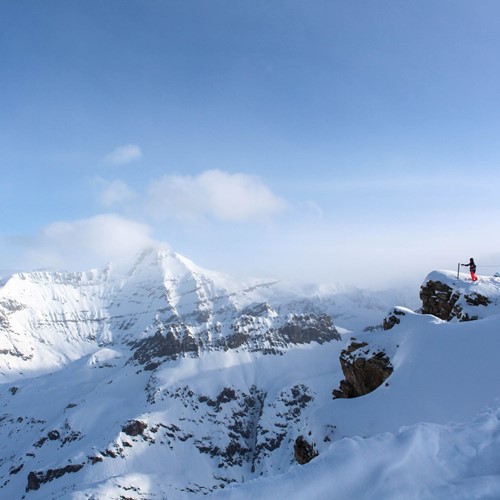 blue sky in val d i sere