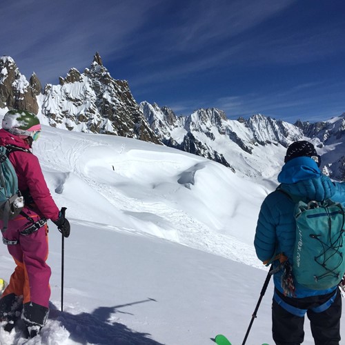 Chamonix off piste conditions