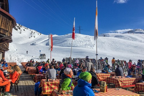 hospiz alm lunch terrace, st anton