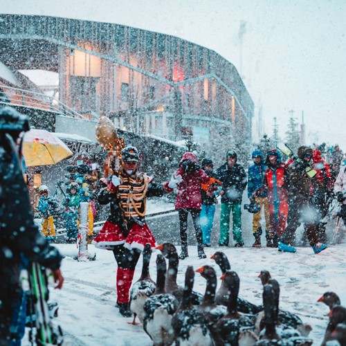 heavy snow in Avoriaz 2018