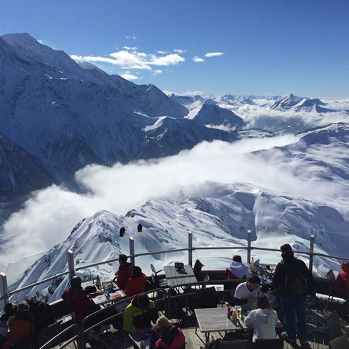 snow in chamonix