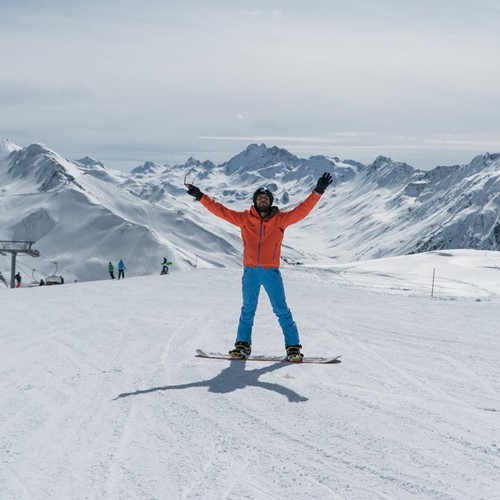 snow in ischgl