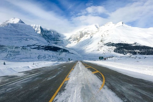 Road to Banff, Alberta