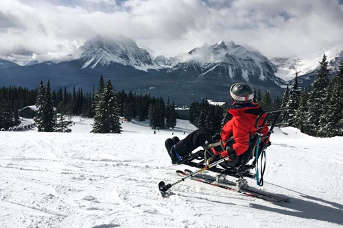 Sit Ski Banff, Alberta - Lake Louise