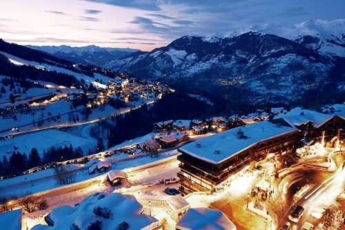 Courchevel by night