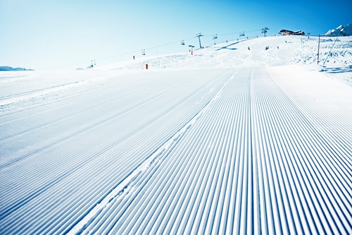 the best pistes in courchevel-freshly groomed piste