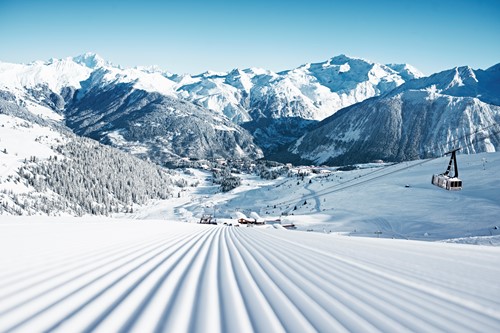 skiing in Courchevel from Dublin