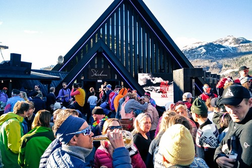 end of season apres ski party in Hemsedal ski resort-ski in Norway