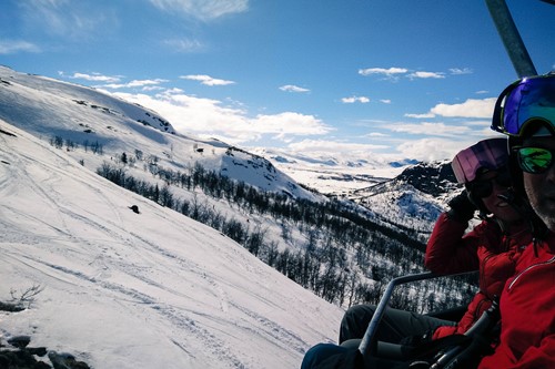 chairlift in Hemsedal, ski in Norway