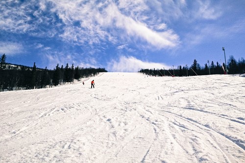 Norway skiing, Hemsedal piste