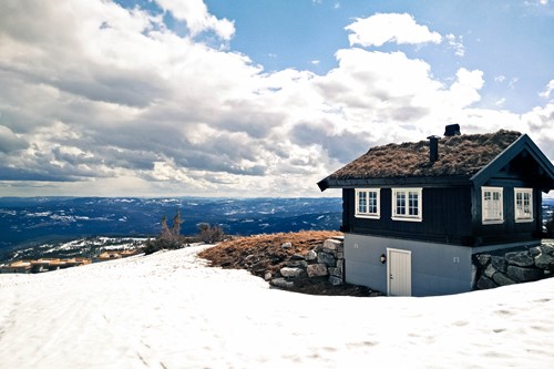 Mountain cabin, Norefjell, Norway skiing