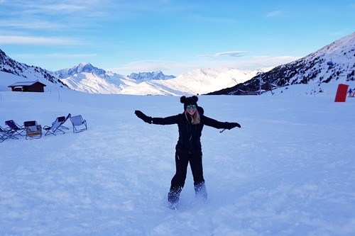 View from chalet des cascades, les arcs