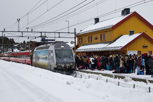 Geilo ski train sustainable access